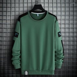 Herren Hoodies Hip Hop Oversize 4xl Loose Skateboard Rock Sport Korea Fashion Mens Black Green Sweatshirt für 2023 Herbst Spring