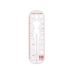 Other Desk Accessories Human Template Fashion Ruler Woman Body Model for Clothes Designer 230130