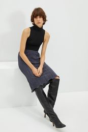 Skirts Trendyol; Pleats Midi Knitted Skirt TWOAW22ET0147