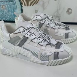 Fashion Best Top Quality real leather Handmade Multicolor Gradient Technical sneakers men women famous shoes Trainers size35-46 gm9K0000012