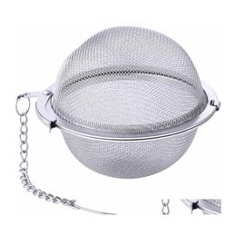 Coffee Tea Tools Stainless Steel Mesh Ball Infuser Strainers Strainer Filters Interval Diffuser For Loose Leaf And Seasoning Spice Otpho