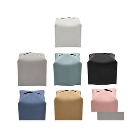 Tissue Boxes Napkins Box Er Leather Storage Stylish Holder Modern Creative Stand Napkin For Bedroom Home Desks Office Drop Deliver Otswp