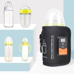 Bottle Warmers Sterilizers# Portable Bottle Warmer Travel Bottle Warmer Usb Milk Heat Keeper Baby Bottle Hea 87HD 230130