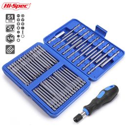 Screwdrivers Hi-Spec 75mm Long Screwdriver Set Hex Torx Security Long Screwdriver Bits Ratchet Screwdriver Bit Set Tool Set 230130