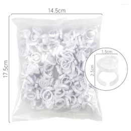 Nail Art Kits 100pcs False Eyelashes Blooming Cups Planting Grafting Rapid Bloom Sun Flower Glue Cup Fan Eyelash Extension Makeup Tools