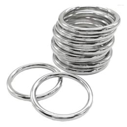 Decorative Flowers Metal Macrame Rings 2 Inch For Plant Hangers Kit 10 Pack O Buckle Craft Ring