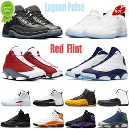 NEW Hiking Footwear Hiking Footwear Lagoon Pulse 12 12s Men Basketball Shoes Twist flu Game Royal Taxi Red Flint 13s Starfish bred Mens Trainers ports Sneakers
