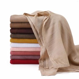 Scarves Plain Candy Colour Cotton Viscose Shawl Scarf Lady High Quality Solid Wrap Pashmina Stole Muslim Hijab