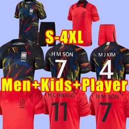 2022 KOREA national team soccer jerseys SON HWANG KIM JEONG SUNG LEE KWON 22 23 world cup South 2023 korean football shirts fans player version women 3xl 4xl men kids