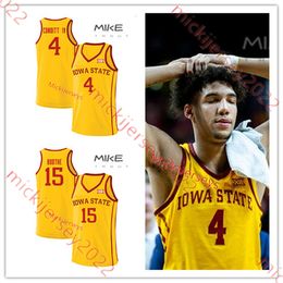 James Basketball Iowa State Cyclones Basketball Jersey Custom Stitched Tre King Eli King Caleb Grill Tamin Lipsey Demarion Watson Aljaz Kunc Robert Jones