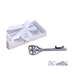 Openers Key To My Heart Bottle Opener Sier Shaped Beer Cap With Exquisite Packaging For Wedding Party Favours Gift Drop Delivery Home Otoi0