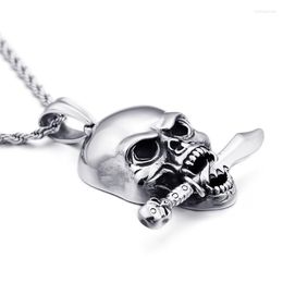 Pendant Necklaces Punk Jewellery Europe And America Exaggerated Titanium Steel Taro Domineering Men