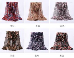 Scarves 120pcs/lot Women's Fashion Big Petal Sunflower Scarf Shawl Pashmina/floral