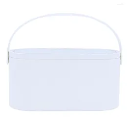 Storage Boxes 1pc Multipurpose Portable Makeup Cosmetics Case With LED Light Mirror