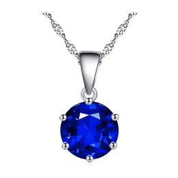 Pendant Necklaces Creative Fashion Inlaid Zircon Ladies Necklace Small Fresh Sweet Wind Gift Party Jewelry Drop Delivery Pendants Dhl13