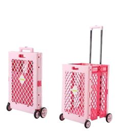 Decorative Figurines Objects & Cy Foldable Lever Car Shopping Lightweight Trolley Portable Luggage