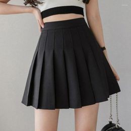 Skirts Autumn Korean Skirt Shorts Women High Waist Sexy Mini School Short Pleated Kawaii Japanese Pink Female Spring