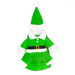 Dog Apparel Santa Costume Funny Pet Cosplay Clothes Claus Christmas Outfit Year Party Clothing Suits