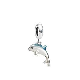 Charms Women Jewellery Bead 925 Sier Love Bracelet Shimmering Dolphin Dangle Slide Bracelets Beads Chain Charm Beaded 2268 T2 Drop Del Dhbdk