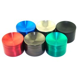 Wholesale Concave herb grinder 40mm/50mm/55mm/63mm 4layer Custom Brand Metal tobacco hand grinders for smoking