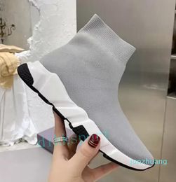 Men Women Sock Shoes Designer Casual Original Slip-On Black White Red Green Trainer Sneakers Boots dress 22