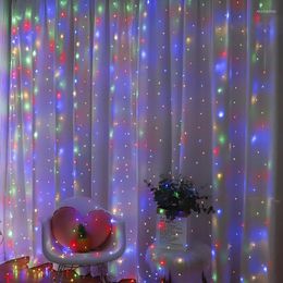 Strings Curtain Light String 3M USB LED Copper Wire Fairy Lights With Remote For Christmas Wedding Curtains Not Included