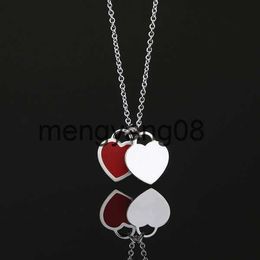 Pendant Necklaces Luxury Brand Necklace TIF Heart Pendant Women 925 Sterlling silver Designer Design Halter Jewellery Valentine's Day Gift original quality T2201313