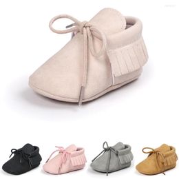 First Walkers Born Boy Girl Baby Shoes Soft Rubber Bottom Solid Leather Sneakers Crib Toddler Moccasins Infant CSH1007
