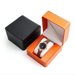Watch Gift Box Portable Watch Storage Case with Removable Pillow Wristwatch Display Boxes Jewellery Gifts Packaging