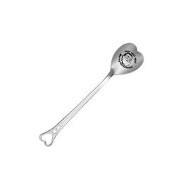 Charms Love Christmas Spoons And Gifts Stainless Steel Heart Shape Coffee Spoon Kitchen Accessories Dessert Sugar Stirring Teaspoon Otdr0