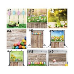 Wallpapers Easter Backdrop Background Colorf Eggs Wall Vinyl P Ography Wooden Panel Floor Home Decor Festival O Portrait For Drop De Otlg4