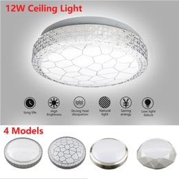 Ceiling Lights Light 12W LED Circular Panel Modern Surface Lamp AC 220V For Kitchen Bedroom Bathroom LampsCeiling