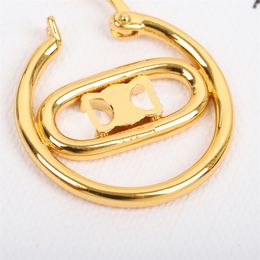Designer Womens Jewelrys Earrings C 18k Gold Fashion Womens Western Wedding Jewellery Party Festival Ear Ring Studs With Box 2023