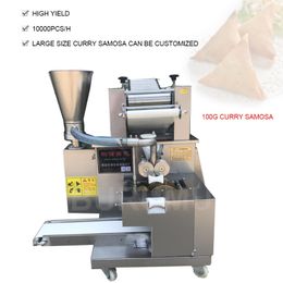 Multi Functional Automatic Empanada Machine Fried Curry Puff Triangle Samosa Making Machine