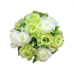 Decorative Flowers Simulation Silk Flower Ball Wedding Car Decoration Bouquet For Party Birthday Weddings Fake Rose Balls