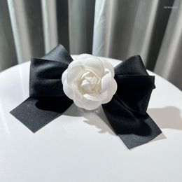 Korean Camellia Flower Brooch With Cloth Art Bow Tie Fashion Jewelry For  Womens Shirt From Daliangzhou, $5.81