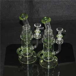 Big Glass Bongs Hookahs Beaker Bong 9mm 7mm Thickness Wall Super Heavy Water Pipes With 14.4 mm Male Joint Bowl