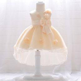 Girl Dresses Summer Christening 1st Birthday Dress For Baby Frock Princess Party Vestido Infant Flower 612 Month Girl's