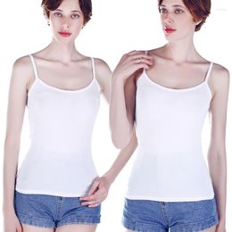 Women's Tanks Fashion 2023 Summer Women Cotton Camis White Top Sexy Underwear Lady Casual Tees 3XL Korean Style Party Club Bustier Tops