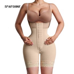 Women's Shapers Adjustable shoulder strap Body Hourglass Girdle Ribheight Midleg Waist tight hip lifting pants 230131