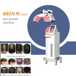 Hair Treatment Beauty Equipment 660Nm Diode Laser Stationery Red Light Therapy Laser Hair Growth Laser Equipment For Hair Loss Treatment