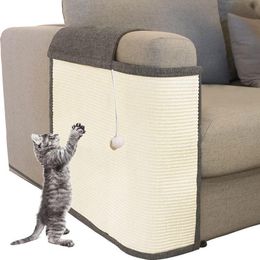 Cat Furniture Scratchers Cat Scratch Sisal Cat Scratch Furniture Protectors With A Ball For Sofa Durable Anti Scratch Carpet For Couch Sofa Chair 230130