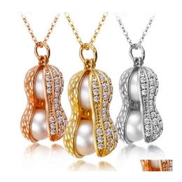 Pendant Necklaces Chain Necklace Fashion Jewellery Crystal Chunky Statement Bib Choker Drop Delivery Pendants Dhbuc