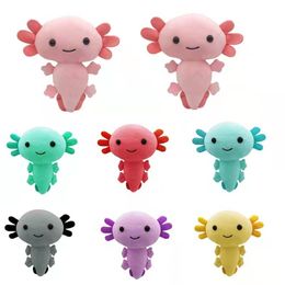 20cm Axolotl Plush Toy Kawaii Animal Figure Doll Cartoon Stuffed Animal Pillow Toy Easter Birthday Party Kids Toys