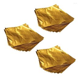 Gift Wrap 300Pcs Square Sweets Candy Chocolate Lolly Paper Aluminium Foil Wrappers Gold