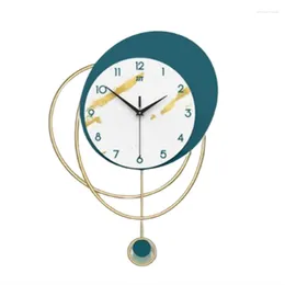 Wall Clocks Luxury Silent Clock Pendulum Mechanism Nordic Large Unusual Home Decor Living Room Horloge Decoraction NU