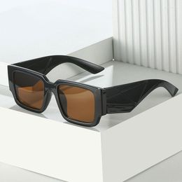 Sunglasses Oversized Luxury Women's Men Sun Glasses Brand Designer Men's Retro Square Sunnies Uv400