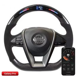 LED Smart Car Carbon Fibre Steering Wheel for Nissan Blue Bird