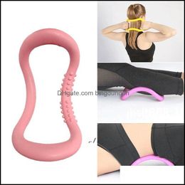 Party Favor Pp Circle Equipment Stretch Ring Fitness Pilates Circles Training Resistance Auxiliary Tool Calf Home Drop Delivery Gard Otkls