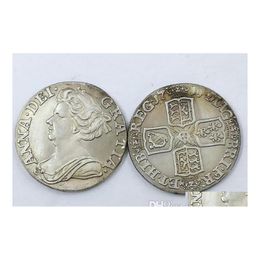 Arts And Crafts Uk 6 Pence Anne 1711 Britain England United Kingdom Drop Delivery Home Garden Dhi5S